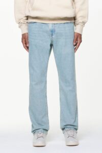 Baures Straight Jeans Sand Washed Blue