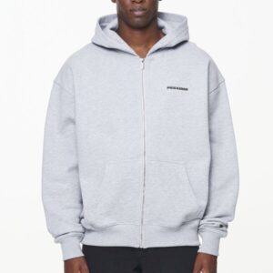 Colne Logo Oversized Hoodie – Grey Melange