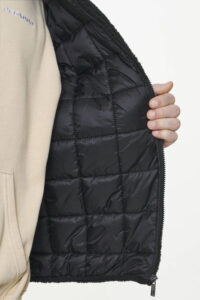 Orae Teddy Vest Onyx Black