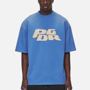 DANICO BOXY TEE WASHED RETRO BLUE