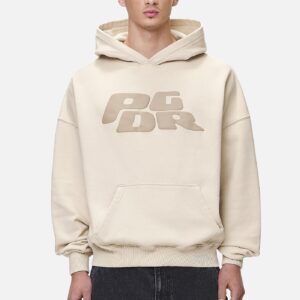 DANICO BOXY HOODIE WASHED DESERT SAND