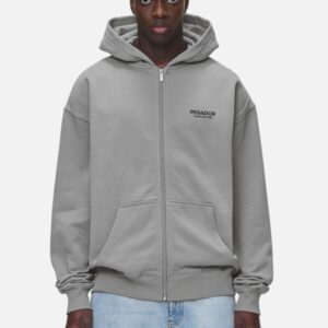 ALCHAR OVERSIZED SWEAT JACKET WASHED COOL GREY