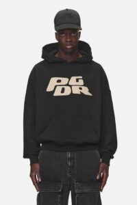 DANICO BOXY HOODIE WASHED BLACK