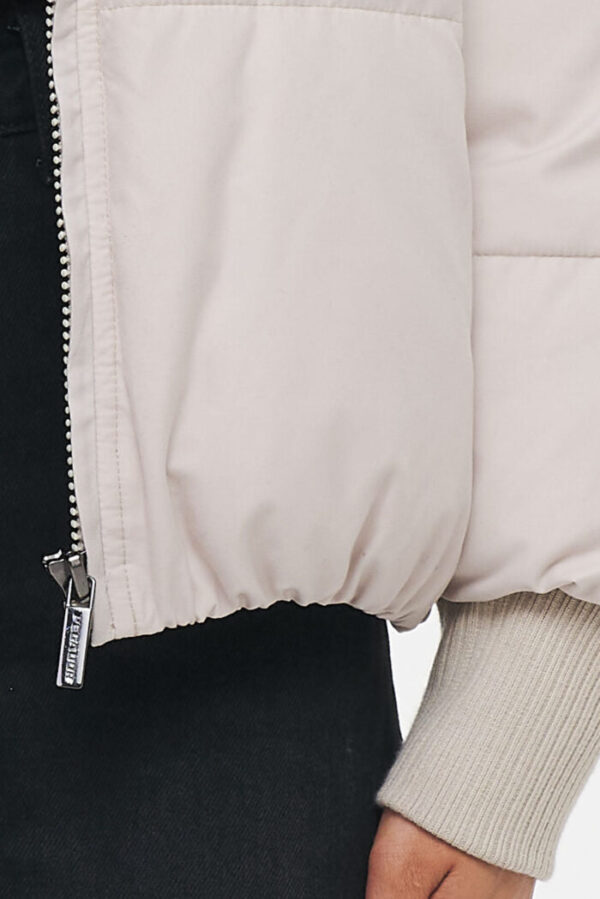 Geneva Oversized Boxy Puffer Jacket Cream